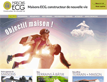 Tablet Screenshot of maison-ecg.com